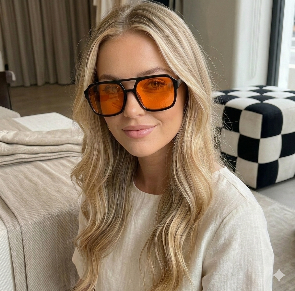 Pianera Retro Square Unisex Sonnenbrille